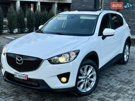 Белый Мазда СХ-5, объемом двигателя 2.2 л и пробегом 158 тыс. км за 14999 $, фото 1 на Automoto.ua