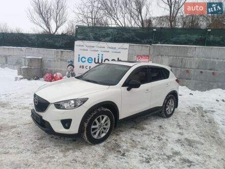 Белый Мазда СХ-5, объемом двигателя 2.5 л и пробегом 302 тыс. км за 14300 $, фото 1 на Automoto.ua