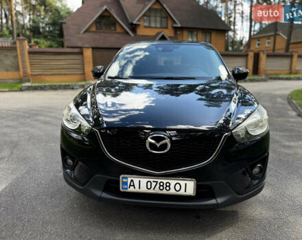 Черный Мазда СХ-5, объемом двигателя 2.5 л и пробегом 105 тыс. км за 13950 $, фото 1 на Automoto.ua
