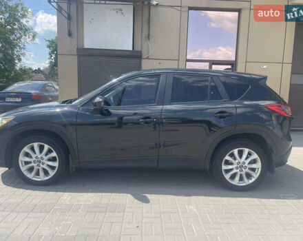 Черный Мазда СХ-5, объемом двигателя 2.5 л и пробегом 235 тыс. км за 14000 $, фото 2 на Automoto.ua