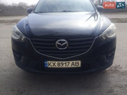 Черный Мазда СХ-5, объемом двигателя 2.5 л и пробегом 214 тыс. км за 16500 $, фото 1 на Automoto.ua