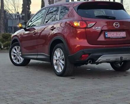 Красный Мазда СХ-5, объемом двигателя 2.2 л и пробегом 190 тыс. км за 13500 $, фото 5 на Automoto.ua