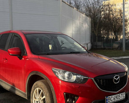 Красный Мазда СХ-5, объемом двигателя 2.19 л и пробегом 250 тыс. км за 13800 $, фото 2 на Automoto.ua