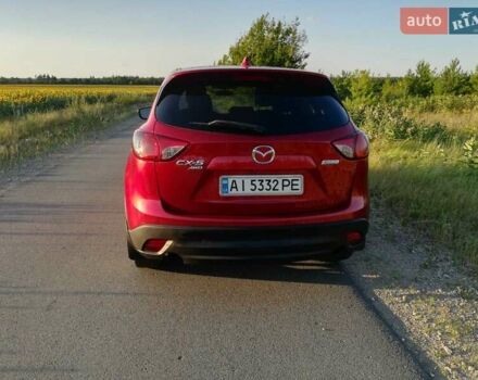 Красный Мазда СХ-5, объемом двигателя 2.5 л и пробегом 139 тыс. км за 15500 $, фото 2 на Automoto.ua