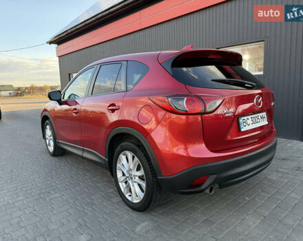 Красный Мазда СХ-5, объемом двигателя 2.5 л и пробегом 152 тыс. км за 12400 $, фото 1 на Automoto.ua
