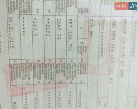 Красный Мазда СХ-5, объемом двигателя 2.2 л и пробегом 138 тыс. км за 15300 $, фото 5 на Automoto.ua