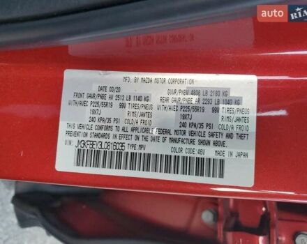 Красный Мазда СХ-5, объемом двигателя 2.5 л и пробегом 56 тыс. км за 4800 $, фото 12 на Automoto.ua