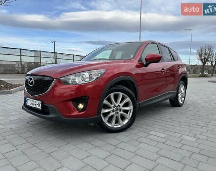 Красный Мазда СХ-5, объемом двигателя 2.2 л и пробегом 243 тыс. км за 11900 $, фото 1 на Automoto.ua