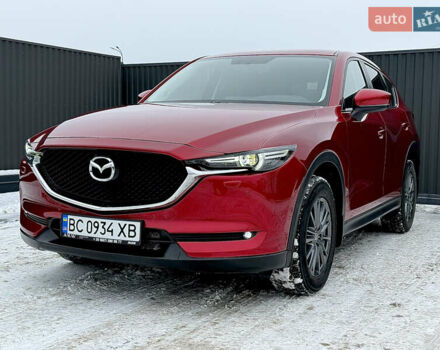 Красный Мазда СХ-5, объемом двигателя 2.49 л и пробегом 105 тыс. км за 19900 $, фото 1 на Automoto.ua