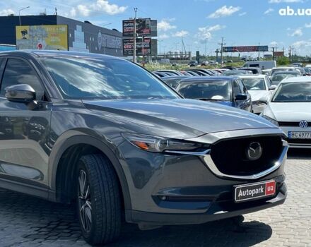 Серый Мазда СХ-5, объемом двигателя 2.5 л и пробегом 95 тыс. км за 18990 $, фото 3 на Automoto.ua