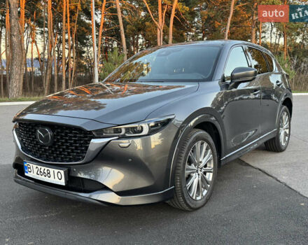 Серый Мазда СХ-5, объемом двигателя 2.5 л и пробегом 95 тыс. км за 31500 $, фото 1 на Automoto.ua