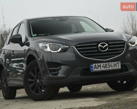 Серый Мазда СХ-5, объемом двигателя 2.2 л и пробегом 218 тыс. км за 15500 $, фото 1 на Automoto.ua