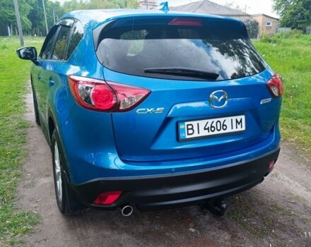 Мазда СХ-5 2013 в Гадяче на Automoto.ua Синий Мазда СХ-5, объемом двигателя 2.2 л и пробегом 227 тыс. км за 12800 $, фото 5 на Automoto.ua