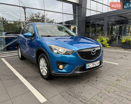 Синий Мазда СХ-5, объемом двигателя 2.2 л и пробегом 163 тыс. км за 11900 $, фото 1 на Automoto.ua