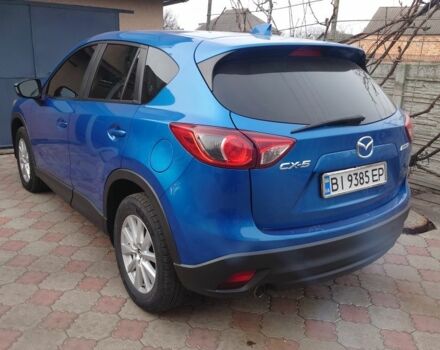 Синий Мазда СХ-5, объемом двигателя 2.5 л и пробегом 223 тыс. км за 12500 $, фото 4 на Automoto.ua