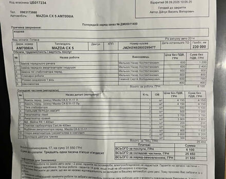 Синій Мазда СХ-5, об'ємом двигуна 2.19 л та пробігом 239 тис. км за 16100 $, фото 22 на Automoto.ua