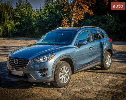 Синий Мазда СХ-5, объемом двигателя 2.5 л и пробегом 80 тыс. км за 16400 $, фото 2 на Automoto.ua