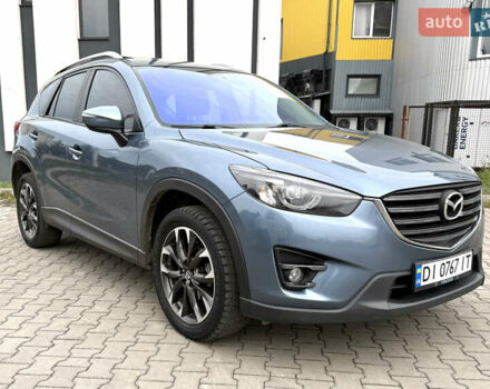 Синий Мазда СХ-5, объемом двигателя 2.49 л и пробегом 136 тыс. км за 13900 $, фото 2 на Automoto.ua