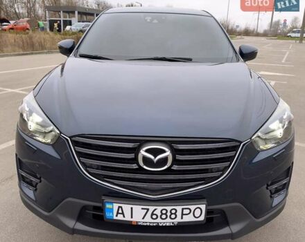 Синий Мазда СХ-5, объемом двигателя 2.5 л и пробегом 129 тыс. км за 16900 $, фото 2 на Automoto.ua