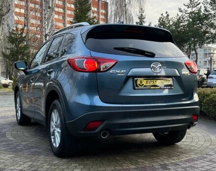Синий Мазда СХ-5, объемом двигателя 2.5 л и пробегом 182 тыс. км за 13750 $, фото 4 на Automoto.ua