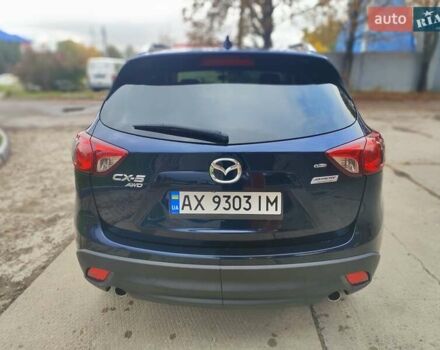 Синий Мазда СХ-5, объемом двигателя 2.5 л и пробегом 127 тыс. км за 16000 $, фото 1 на Automoto.ua