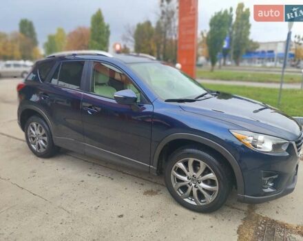 Синий Мазда СХ-5, объемом двигателя 2.5 л и пробегом 127 тыс. км за 16000 $, фото 3 на Automoto.ua