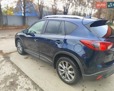 Синий Мазда СХ-5, объемом двигателя 2.5 л и пробегом 127 тыс. км за 16000 $, фото 2 на Automoto.ua