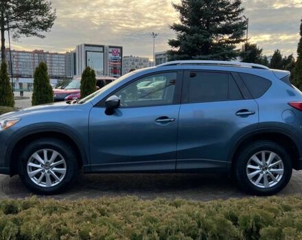 Синий Мазда СХ-5, объемом двигателя 2.5 л и пробегом 182 тыс. км за 13750 $, фото 3 на Automoto.ua