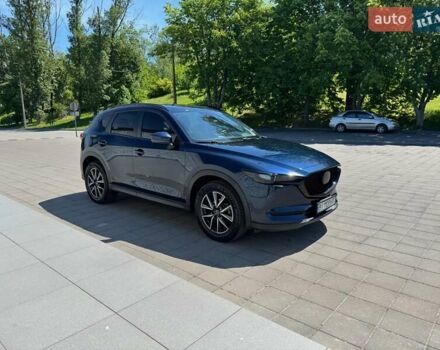 Синий Мазда СХ-5, объемом двигателя 2.5 л и пробегом 99 тыс. км за 20000 $, фото 1 на Automoto.ua