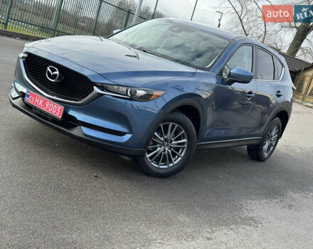 Синий Мазда СХ-5, объемом двигателя 2.5 л и пробегом 61 тыс. км за 18900 $, фото 2 на Automoto.ua