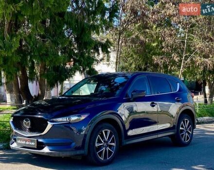 Синий Мазда СХ-5, объемом двигателя 2.5 л и пробегом 138 тыс. км за 21499 $, фото 1 на Automoto.ua