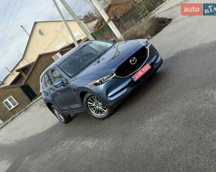 Синий Мазда СХ-5, объемом двигателя 2.5 л и пробегом 61 тыс. км за 18900 $, фото 1 на Automoto.ua