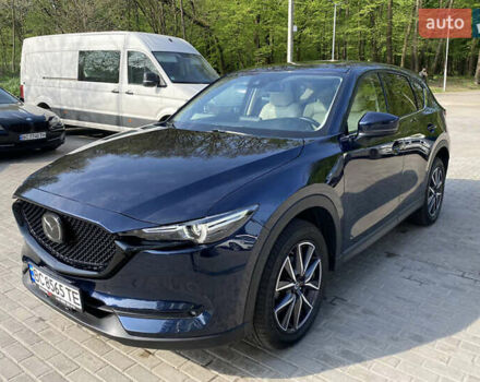 Синий Мазда СХ-5, объемом двигателя 2.5 л и пробегом 64 тыс. км за 23000 $, фото 1 на Automoto.ua
