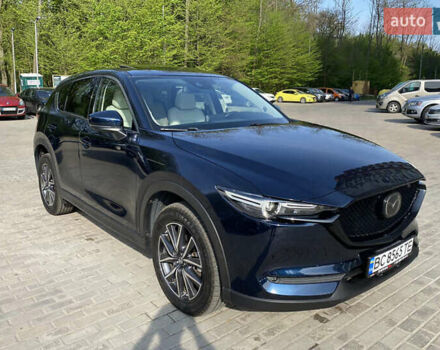 Синий Мазда СХ-5, объемом двигателя 2.5 л и пробегом 64 тыс. км за 23000 $, фото 3 на Automoto.ua