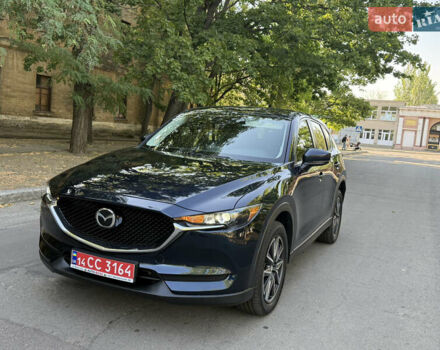 Синий Мазда СХ-5, объемом двигателя 2.5 л и пробегом 93 тыс. км за 19000 $, фото 1 на Automoto.ua