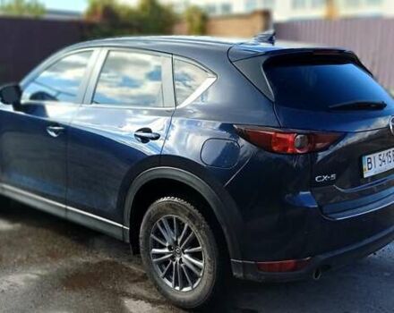 Синий Мазда СХ-5, объемом двигателя 2.49 л и пробегом 46 тыс. км за 22500 $, фото 1 на Automoto.ua