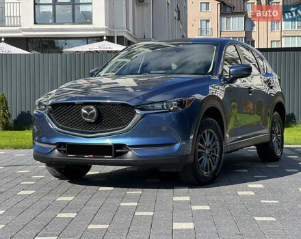 Синий Мазда СХ-5, объемом двигателя 2.5 л и пробегом 102 тыс. км за 16900 $, фото 1 на Automoto.ua