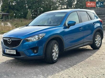 Синий Мазда СХ-5, объемом двигателя 2 л и пробегом 222 тыс. км за 12000 $, фото 1 на Automoto.ua