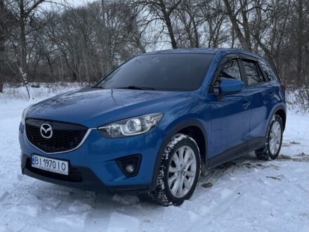 Синий Мазда СХ-5, объемом двигателя 2.2 л и пробегом 212 тыс. км за 13000 $, фото 1 на Automoto.ua