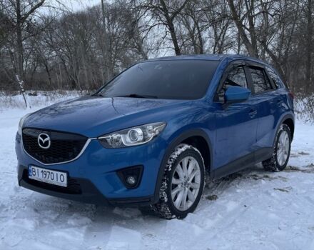 Синий Мазда СХ-5, объемом двигателя 2.2 л и пробегом 212 тыс. км за 13000 $, фото 1 на Automoto.ua