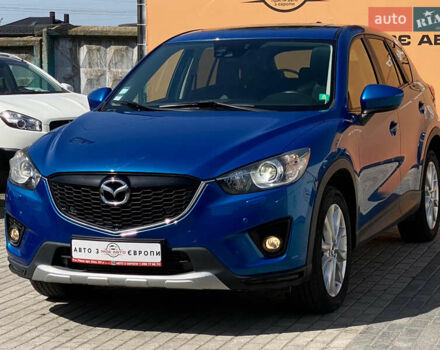 Синий Мазда СХ-5, объемом двигателя 2.2 л и пробегом 225 тыс. км за 12600 $, фото 1 на Automoto.ua