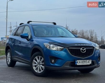 Синий Мазда СХ-5, объемом двигателя 2.5 л и пробегом 192 тыс. км за 13500 $, фото 1 на Automoto.ua