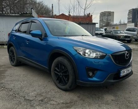 Синий Мазда СХ-5, объемом двигателя 2.2 л и пробегом 220 тыс. км за 13950 $, фото 1 на Automoto.ua