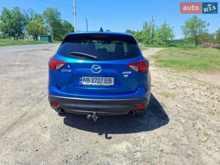 Синий Мазда СХ-5, объемом двигателя 2.2 л и пробегом 287 тыс. км за 12500 $, фото 1 на Automoto.ua