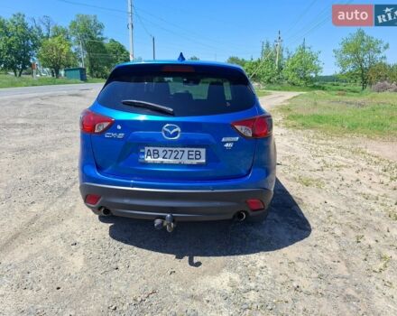 Синий Мазда СХ-5, объемом двигателя 2.2 л и пробегом 287 тыс. км за 12500 $, фото 1 на Automoto.ua