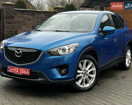 Синий Мазда СХ-5, объемом двигателя 2.2 л и пробегом 196 тыс. км за 12999 $, фото 1 на Automoto.ua