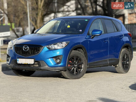 Синий Мазда СХ-5, объемом двигателя 2.2 л и пробегом 210 тыс. км за 12300 $, фото 1 на Automoto.ua