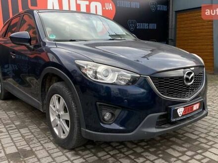 Синий Мазда СХ-5, объемом двигателя 2.2 л и пробегом 237 тыс. км за 12500 $, фото 1 на Automoto.ua