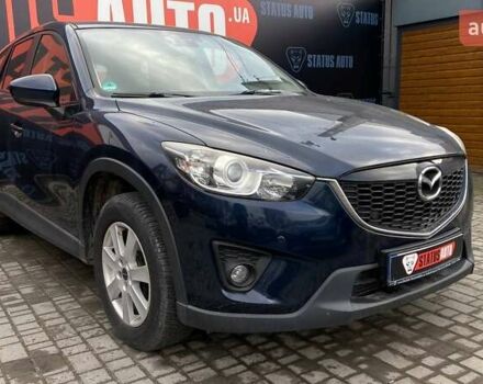 Синий Мазда СХ-5, объемом двигателя 2.2 л и пробегом 237 тыс. км за 12500 $, фото 1 на Automoto.ua