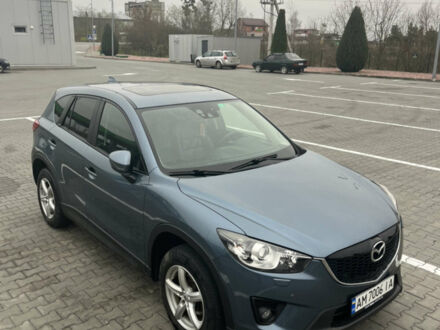 Синий Мазда СХ-5, объемом двигателя 2.19 л и пробегом 248 тыс. км за 13600 $, фото 1 на Automoto.ua